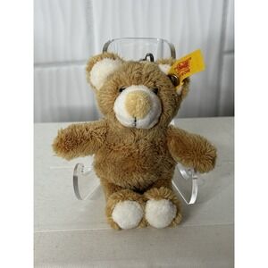 Steiff 110180 Teddy Bear Cosy Friends Keychain Stuffed Animal W/ Button Tag